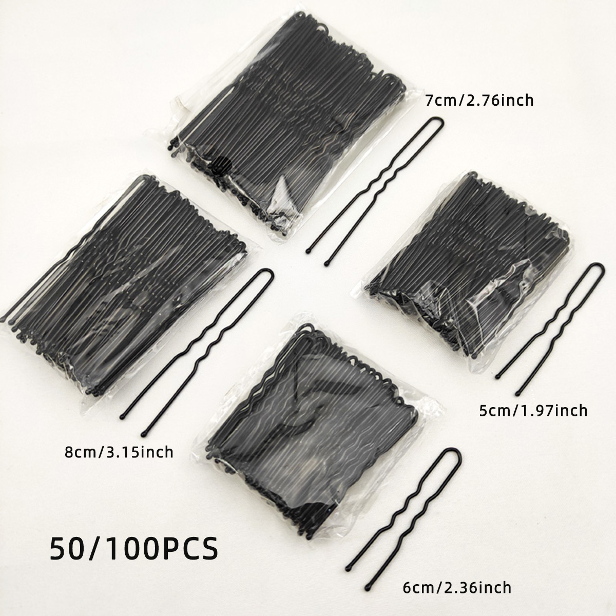 Hair Bundles - 50/100 PCS Donne 5/6/7/8 cm Capelli