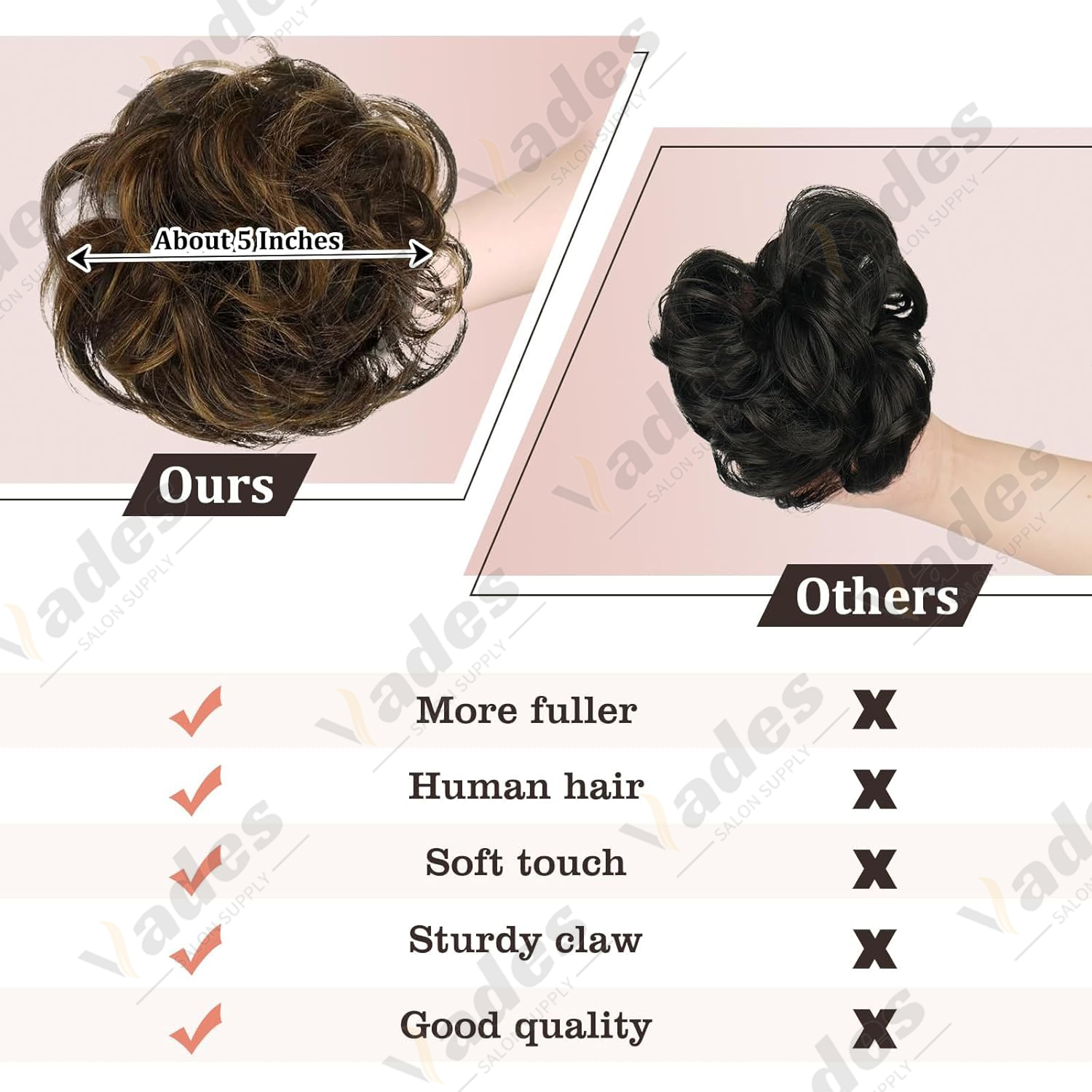 Chignon disordinato Capelli on - Claw Clip Messy Bun Hair Piece recensione e prezzo
