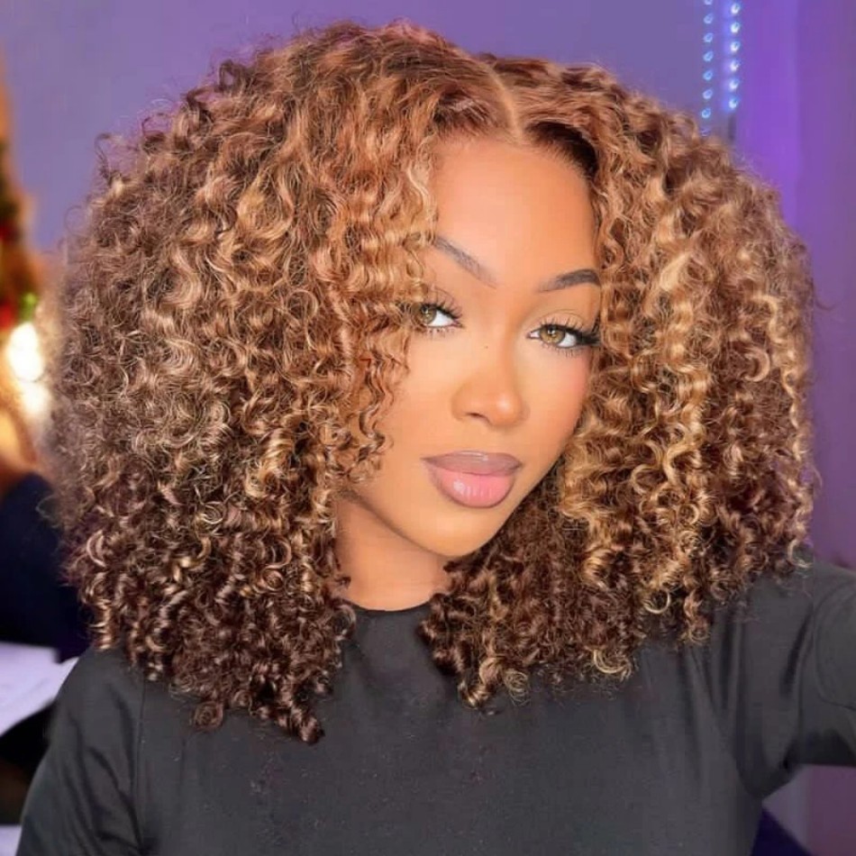 Parrucca corta riccia con cioc - Glueless Wear And Go Human Hair Wig recensione e prezzo