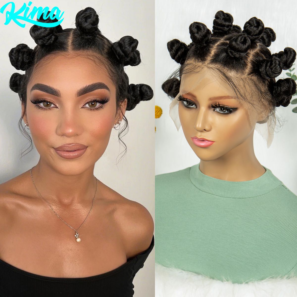 Parrucche intrecciate Bantu fa - Synthetic Braided Wigs For Black Women recensione e prezzo