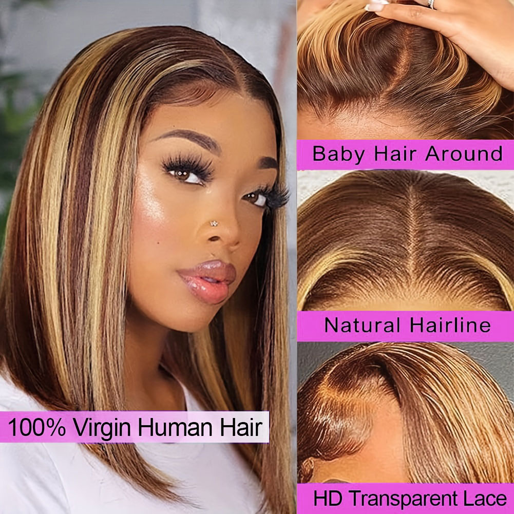 Parrucca Bob Corta Liscia in C - Glueless Wear And Go Human Hair Wig recensione e prezzo