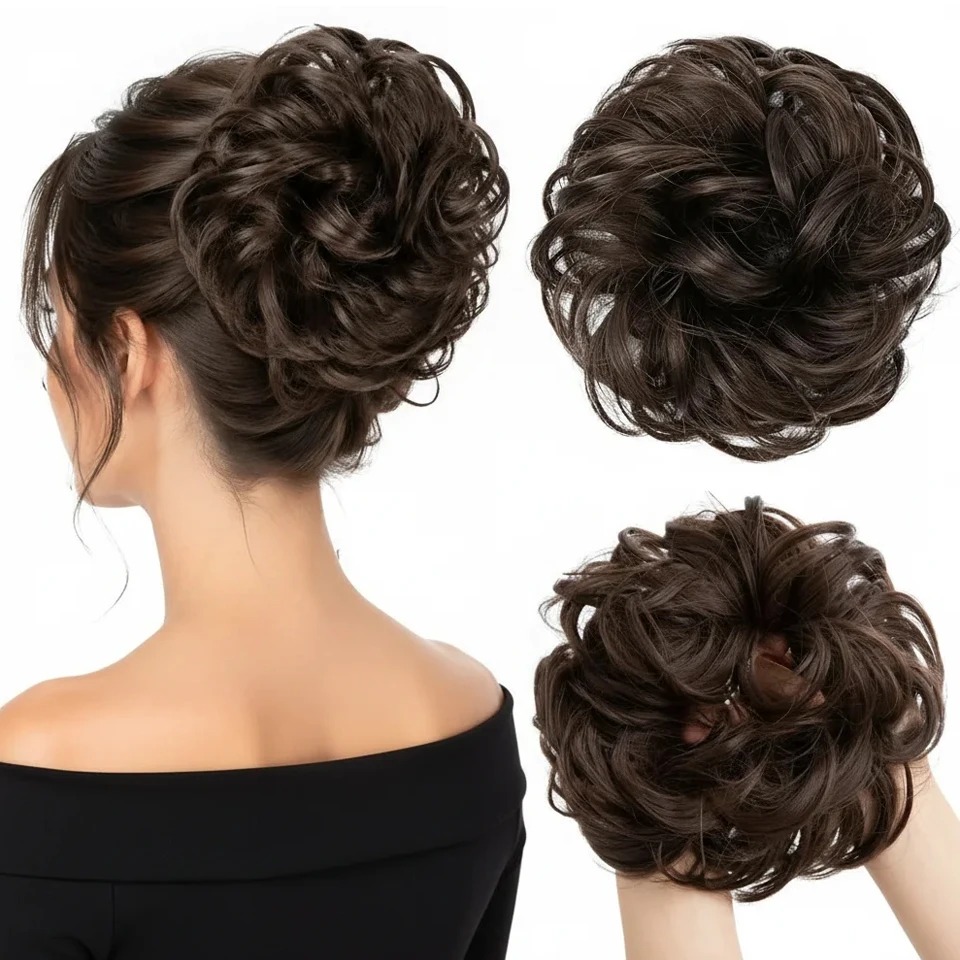 Elegante parrucca per chignon  - Claw Clip Messy Bun Hair Piece recensione e prezzo