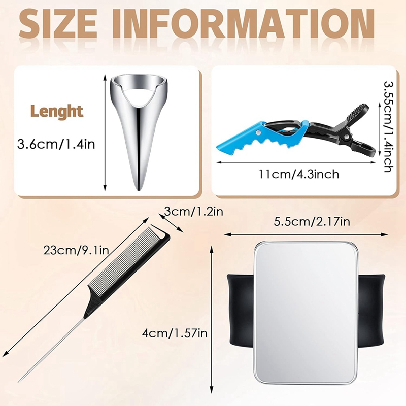 Set di 8 Anelli per Separare i - Hair Clips recensione e prezzo