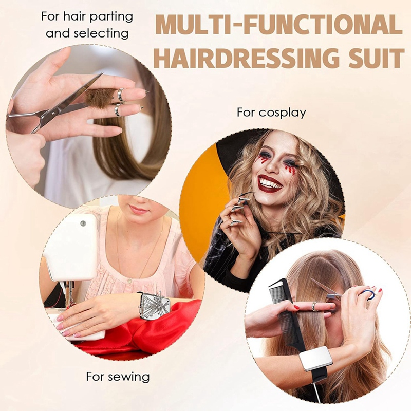Set di 8 Anelli per Separare i - Hair Clips recensione e prezzo