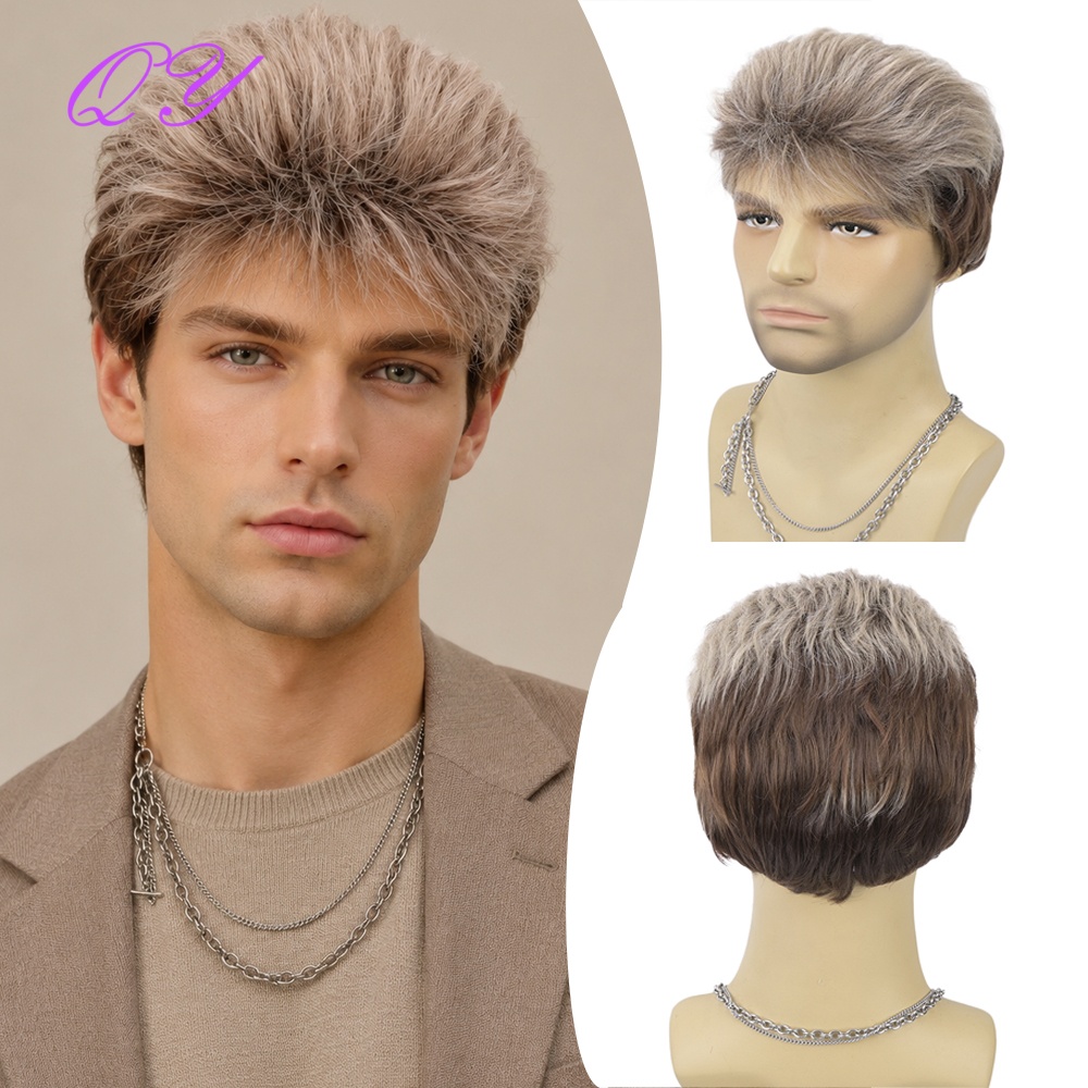 Parrucca sintetica corta marro - Synthetic Wigs recensione e prezzo