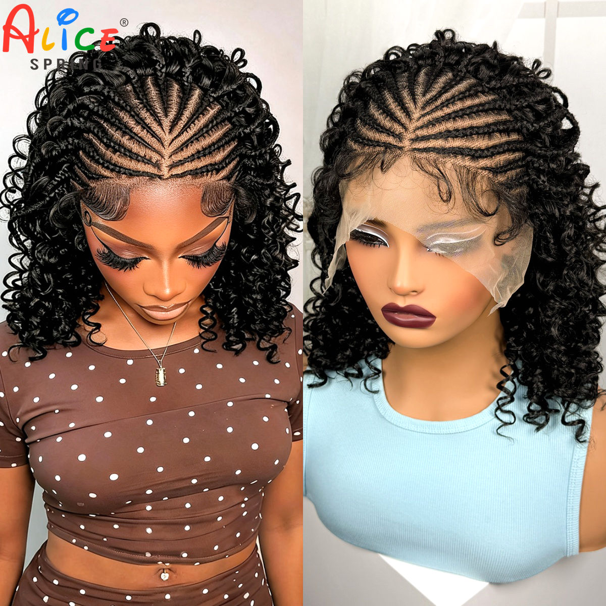 Parrucche intrecciate naturali - Synthetic Braided Wigs For Black Women recensione e prezzo