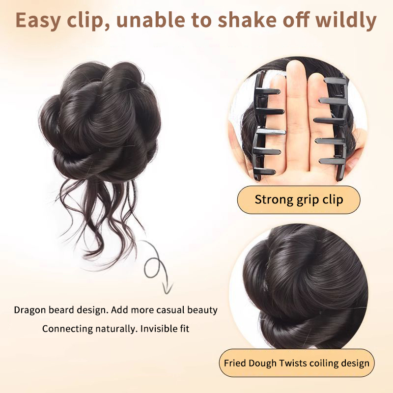 Nuovo Chignon Sintetico a Coda - Claw Clip Messy Bun Hair Piece recensione e prezzo