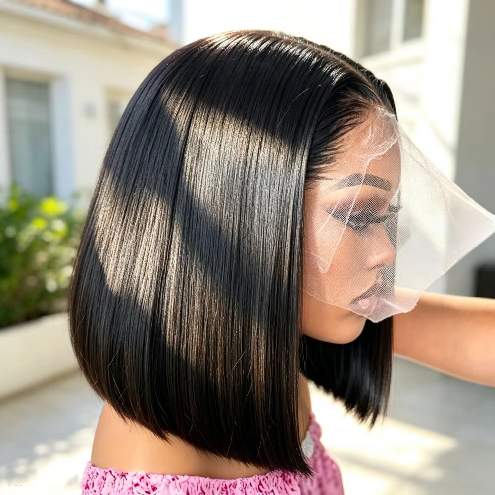 Parrucche con frontale in pizz - Pre Parted 13X4 Lace Front Bob Wig recensione e prezzo