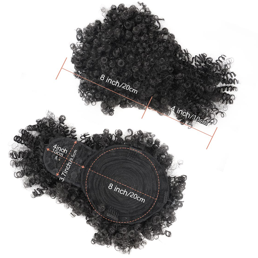 Coda di cavallo afro con couli - Drawstring Afro Curly Puff Ponytail recensione e prezzo